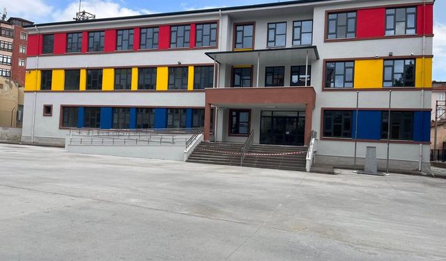 12 derslikli modern okulun inşaatı tamamlandı