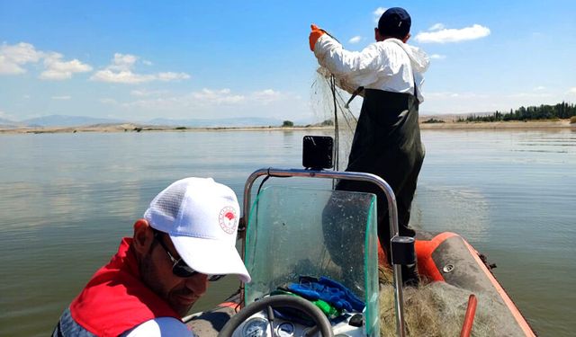 200 metre hayalet ağ ele geçirildi
