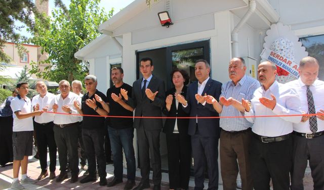 Yeni muhtarlık binası açıldı