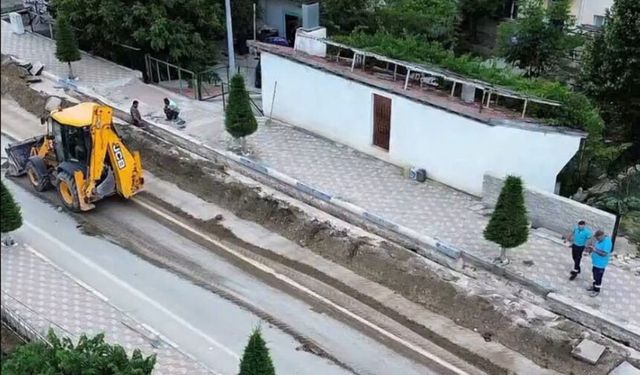 Çorum'un bu ilçesinde doğalgaz çalışması
