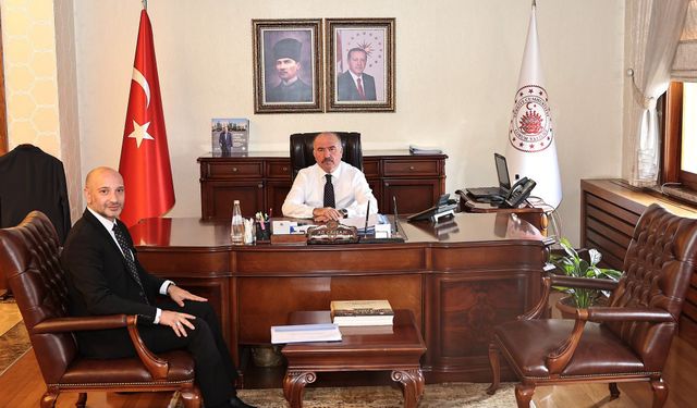 Yeni müdürden Vali Çalgan'a ziyaret