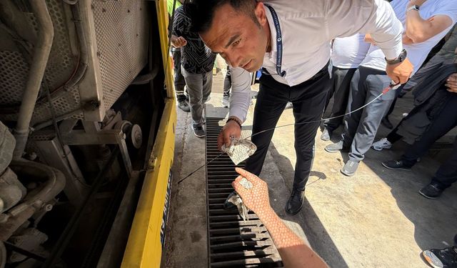 Otobüs şoförleri sınava tabi tutuldu