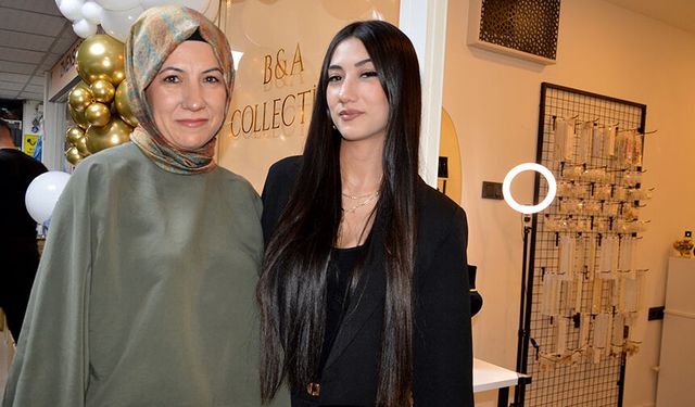 Girişimci anne ve kızı takı tasarım mağazası açtı