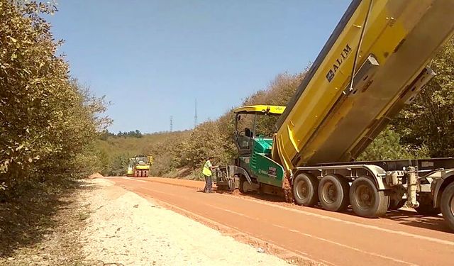 7 ilçenin köy yolarına finişer serimi yapılacak