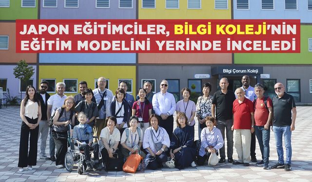 Japon eğitimciler, Bilgi Koleji’nin eğitim modelini yerinde inceledi