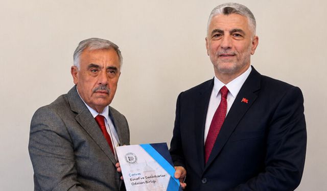 Esnafın sorunlarını Bakan Bolat'a aktardı