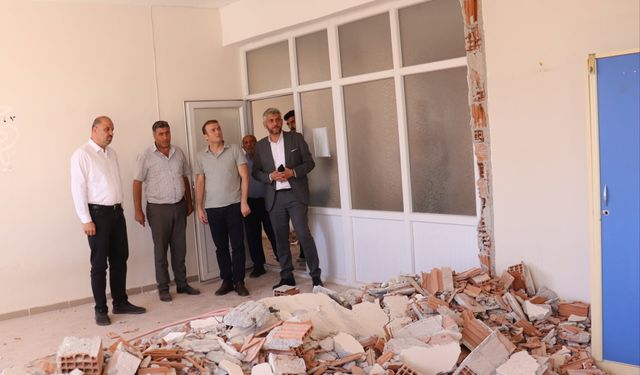 Öğretmenevi yenileniyor, çalışmalar sürüyor