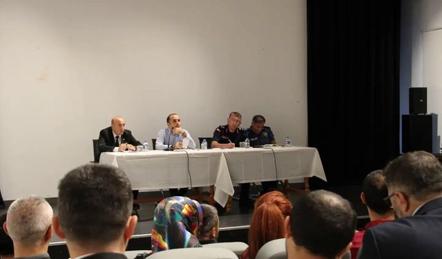 İskilip’te okul güvenliği için toplantı