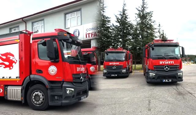 Belediye 4 yeni itfaiye aracı aldı