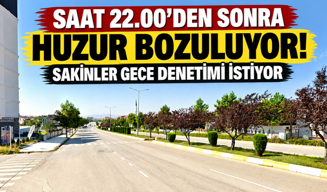 Saat 22.00’den sonra huzur bozuluyor: Sakinler gece denetimi istiyor
