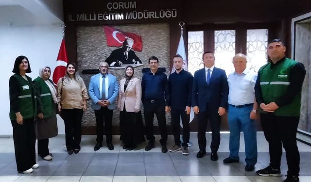 Yeşilay'dan Çağlar'a ziyaret