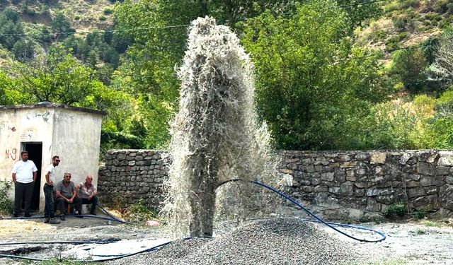 Çorum'un bu ilçesinde yeni su kuyusu hizmete alındı
