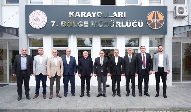 İlim Yayma  Kavşağı ve Ortaköy yolu için bölge müdürünü ziyaret ettiler