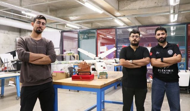 Üniversite öğrencilerinden yapay zekalı savaşan İHA