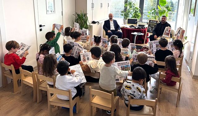 Bilge Çocuk Montessori Anaokulu’nda basın tarihine yolculuk