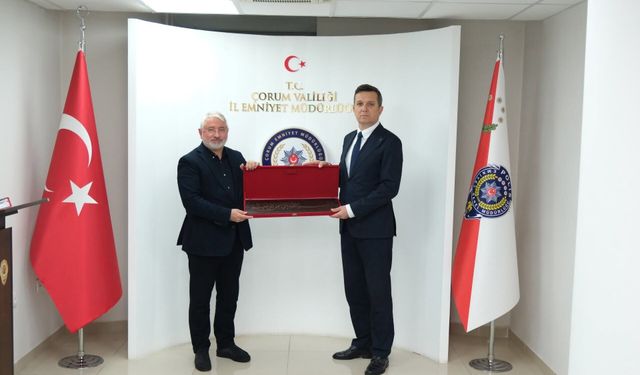 Başkan Aşgın'dan yeni müdüre hayırlı olsun ziyareti