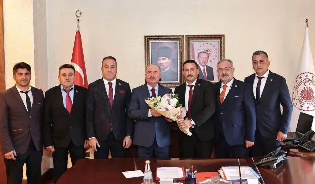 Muhtarlardan Vali Çalgan’a ziyaret