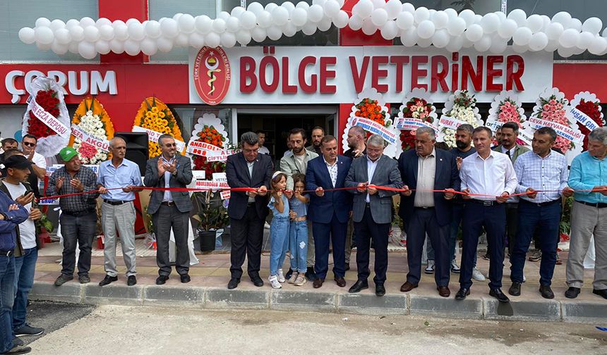 Çorum Bölge Veteriner Kliniği hizmete girdi
