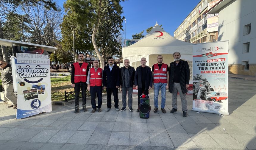 Haydi Çorum! Gazze'ye bir destek verelim