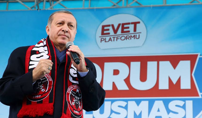 Erdoğan'dan Çorum FK'ya tebrik