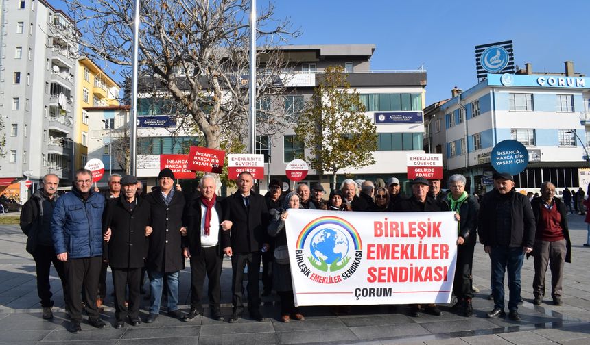 ‘En düşük emekli maaşı asgari  ücretin yüzde 40 fazlası olmalı’