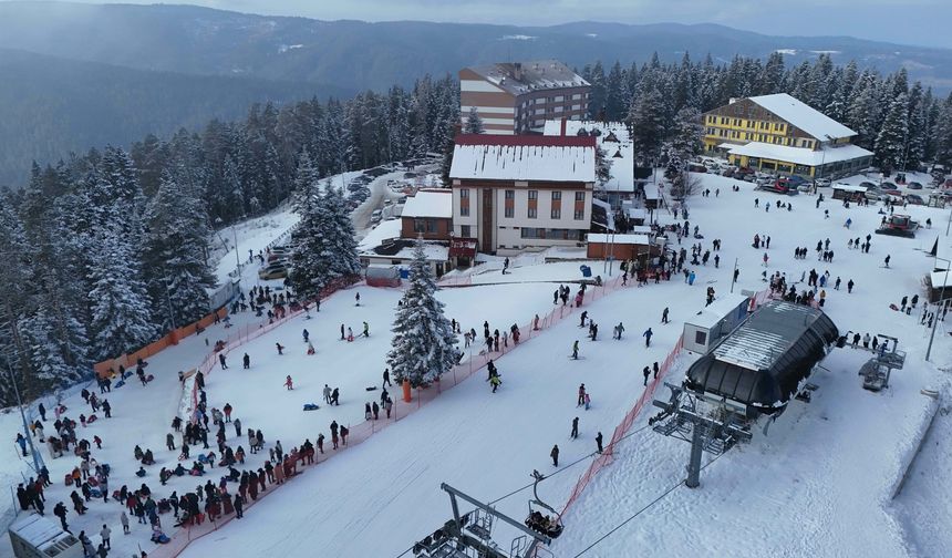 Çorumlulardan Ilgaz Dağı'na yoğun ilgi