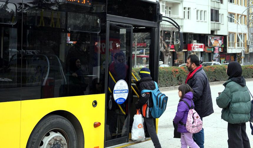Toplu ulaşım bu günlerde ücretsiz olacak