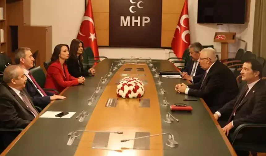 DEM Parti ve MHP görüşmesi başladı! Bahçeli'nin de bir mesajı var