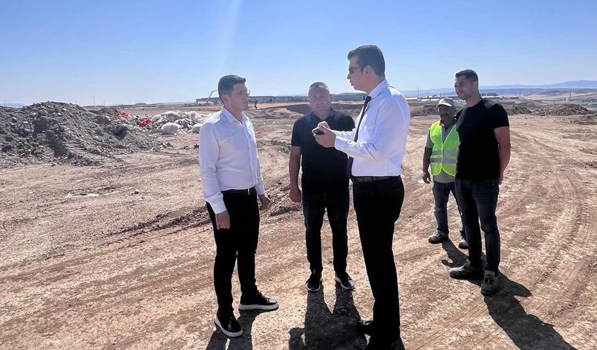 Kaymakam Köksal’dan, OSB’nin  genişleme alanında inceleme