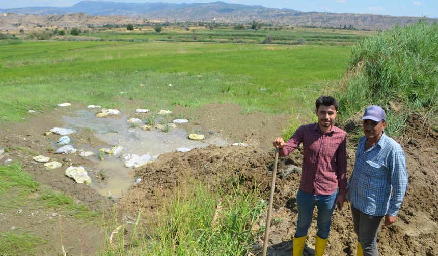 Dodurga'da yıkılan sulama kanalı onarıldı