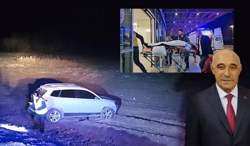 AK Partili Belediye Başkanı Çorum'da kaza yaptı