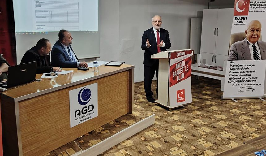 ‘Kötü gidişatı durduracak tek  güç, Millî Görüş kadrolarıdır’