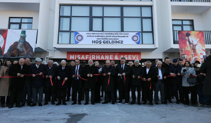 Rıza Şehri Misafirhanesi ve Aşevi açıldı