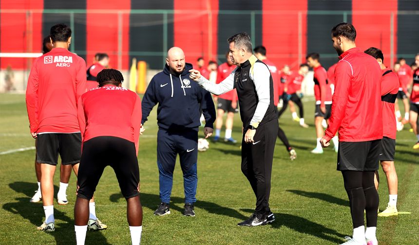 Çift maçın hazırlığını yaptılar