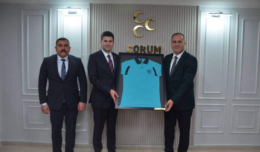 Ülkü Ocakları Genel Başkanı Yıldırım’dan Çorum’a ziyaret
