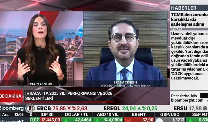 '2026’da Avrupa Birliği'nde kaybettiğimiz pazarı geri almaya başlayacağız'