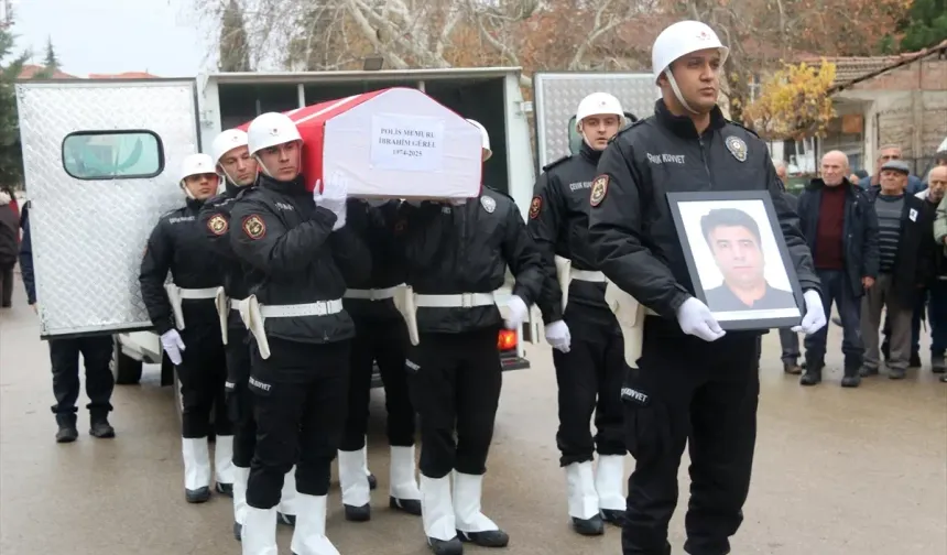 Polis memuru Gürel toprağa verildi