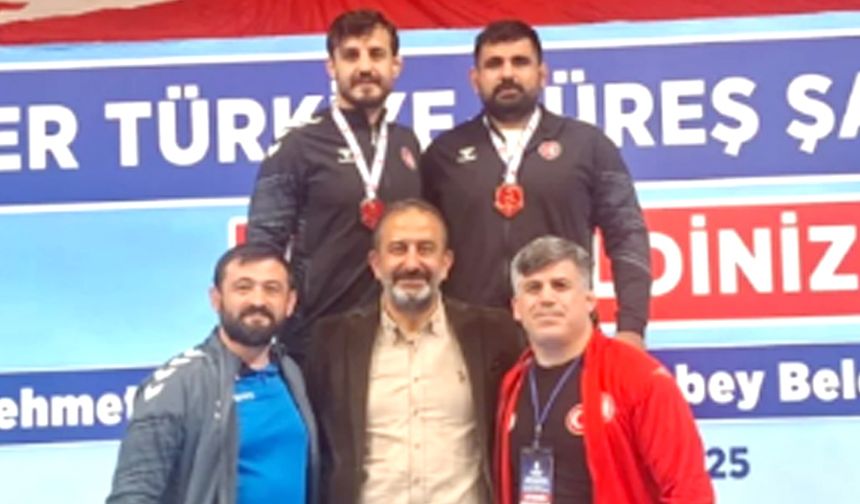 Belediyespor’dan  minderde iki madalya