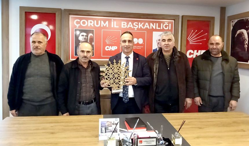 Sobacı ve Çilingirler Odasından  CHP’ye kutlama ziyareti
