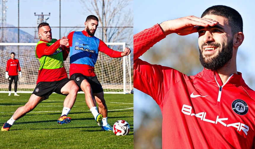 Yeni transfer ilk idmanına çıktı