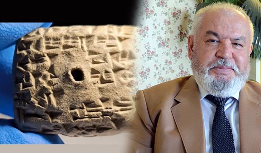 Kemal Duruhan, 3500  yıllık tableti yorumladı