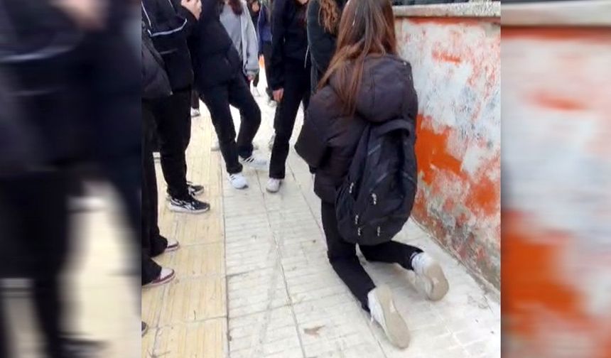 Çorum'da akılalmaz olay! Kız çocuğunu önce dövdüler sonra diz çöktürüp özür dilettiler