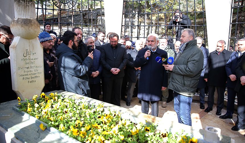 İskilipli Atıf Hoca, vefatının 100. yılında mezarı başında anıldı