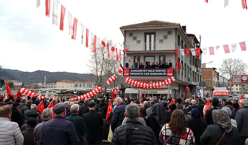 CHP'nin yeni hizmet binası törenle açıldı