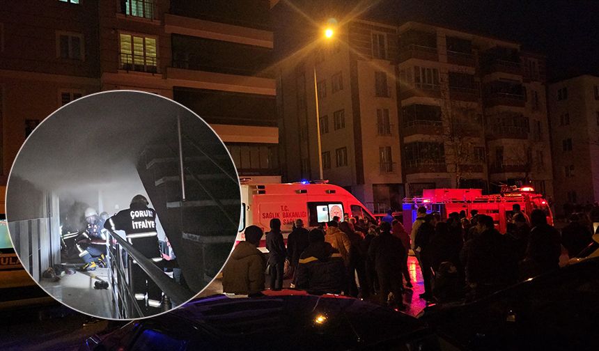 Dumandan etkilenen 4 kişi hastanelik oldu