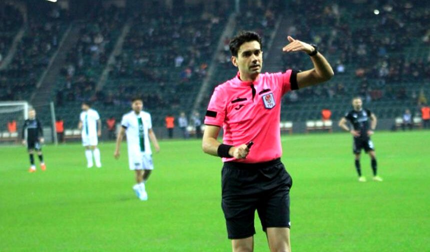 Manisa-Çorum FK maçının hakemi netleşti