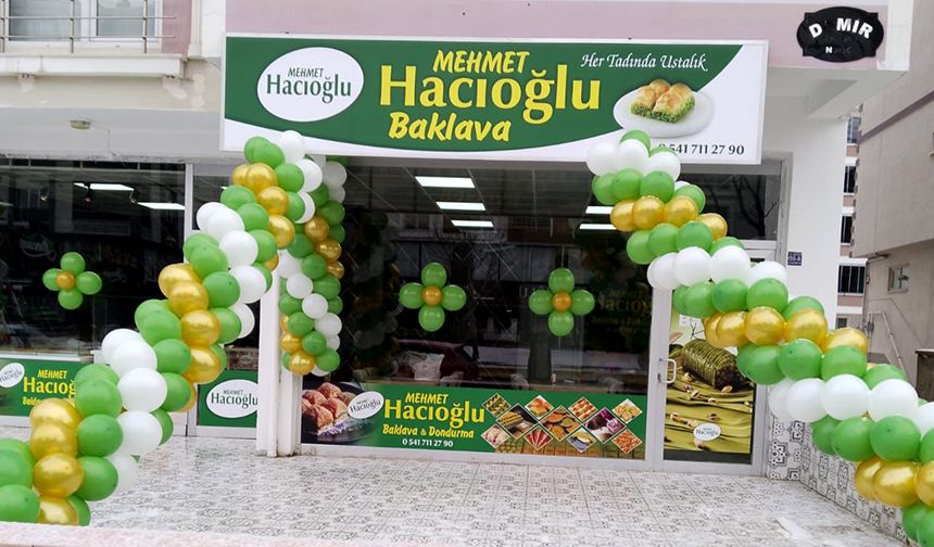 Her tadında ustalık Mehmet Hacıoğlu Baklava Çorum’da