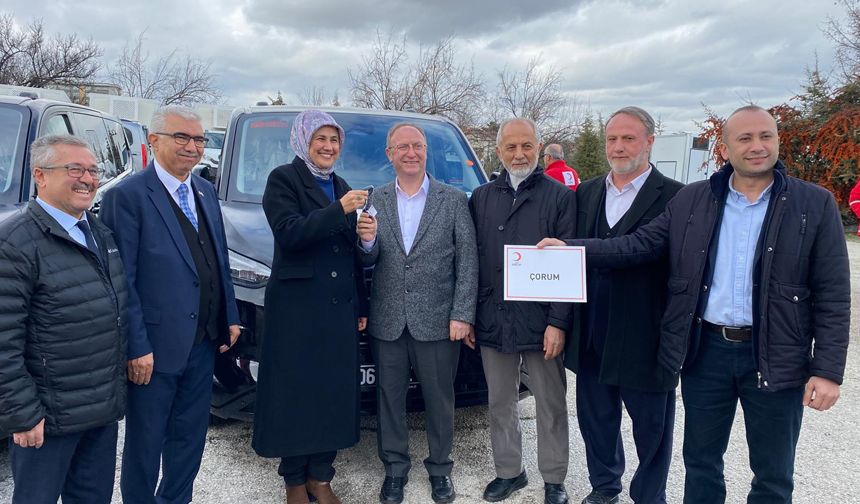 Kızılay'a yeni hizmet aracı