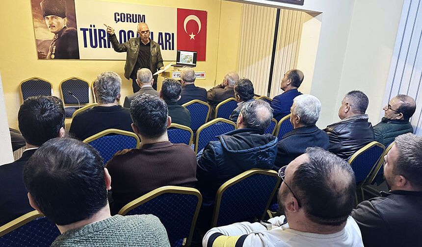 Prof. Dr. Küçük, Türk Ocağı'nda Çanakkale’yi coğrafya üzerinden anlattı