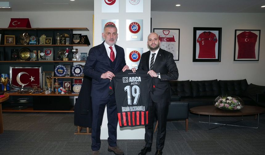 Baran Korkmazoğlu TFF Başkanı ile görüştü